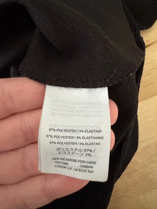 Madewell Texture & Thread Black Tiered Layered Tank Top - Picture 4 of 7